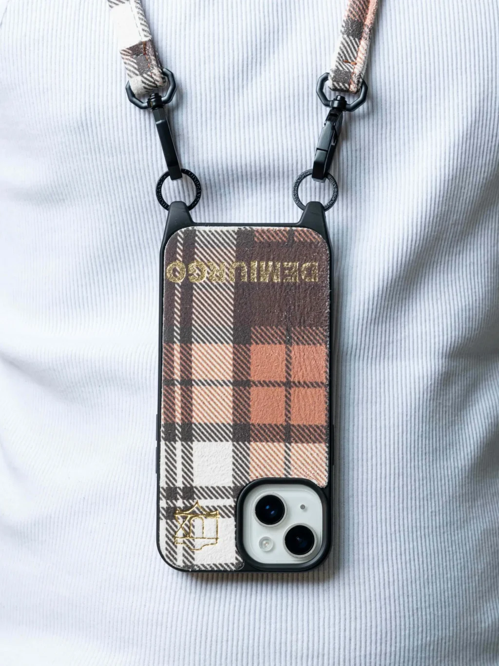 iPhone 14 Series - Leather Tartan Cover