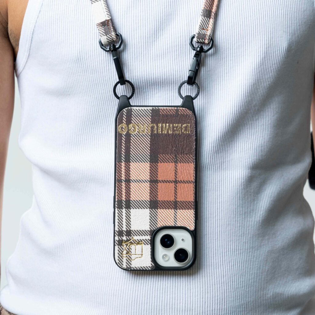 iPhone 14 Series - Leather Tartan Cover