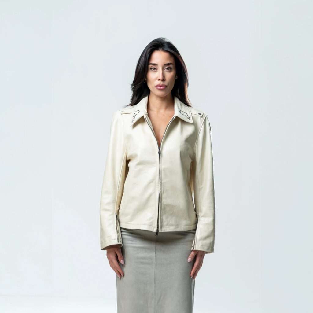Milk Leather Jacket - immagine 2