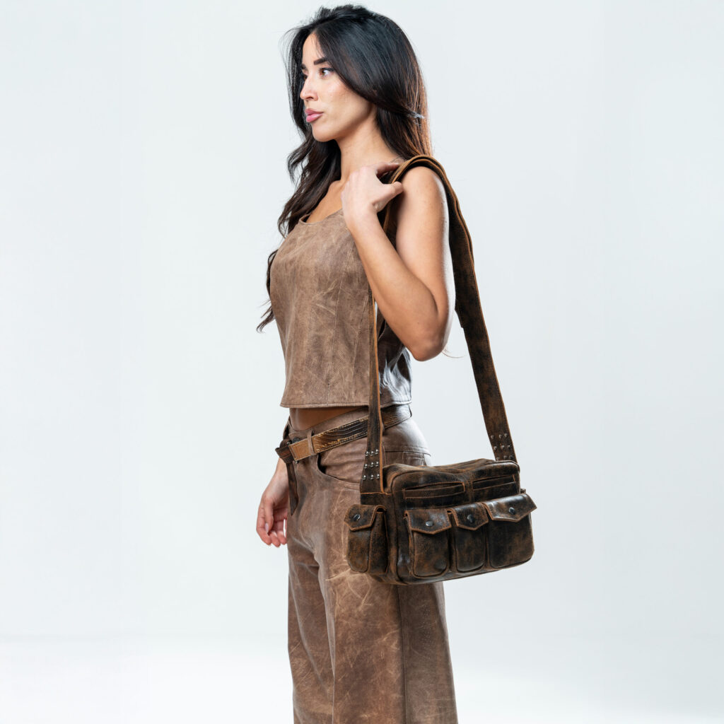 Cargo Aged Bag - Brown - immagine 10