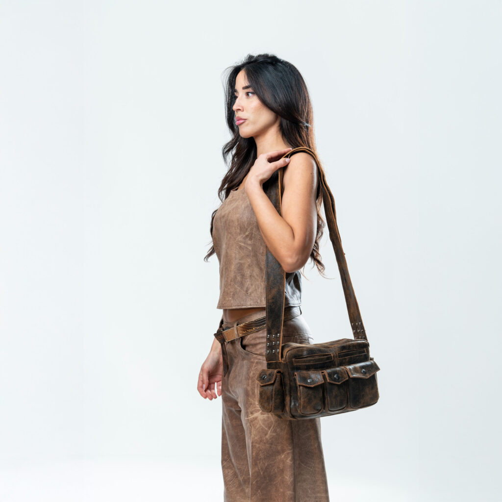 Cargo Aged Bag - Brown - immagine 11