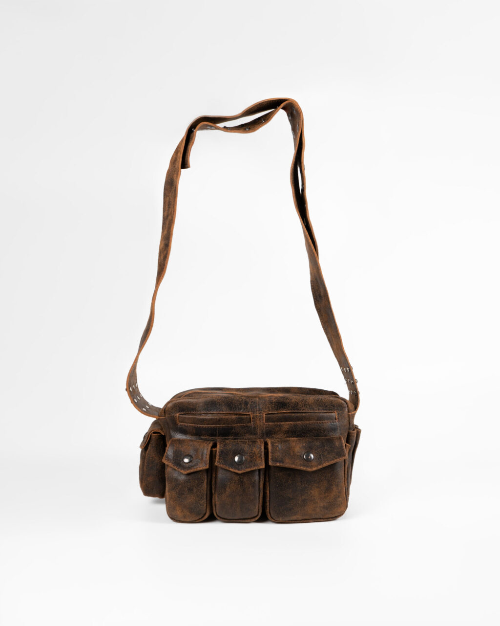 Cargo Aged Bag - Brown - immagine 6