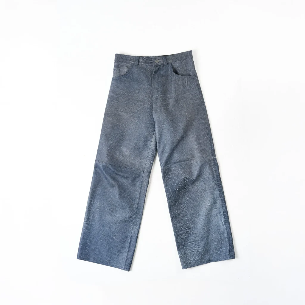 Rebel Blue Leather Denim