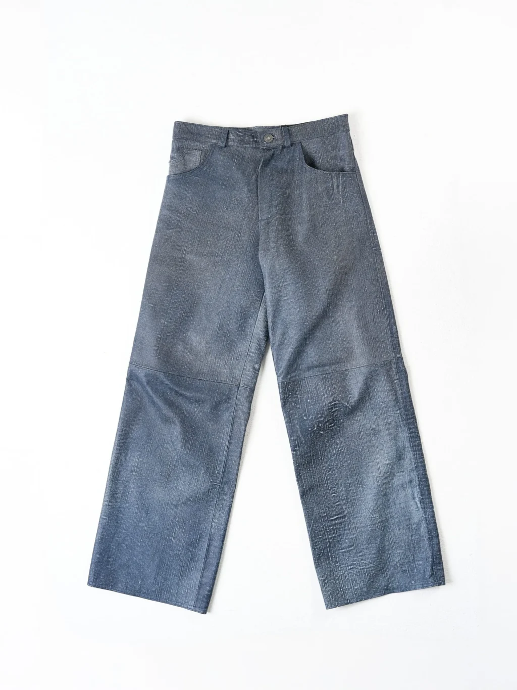 Rebel Blue Leather Denim