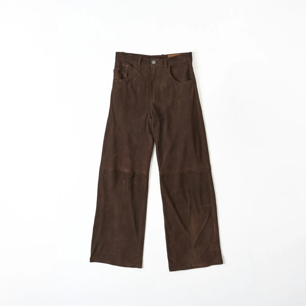 Redford Brown Suede Pants